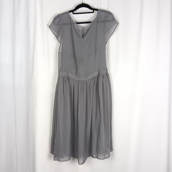 Tevolio Grey Dress Size 28 - Picture 4 of 5
